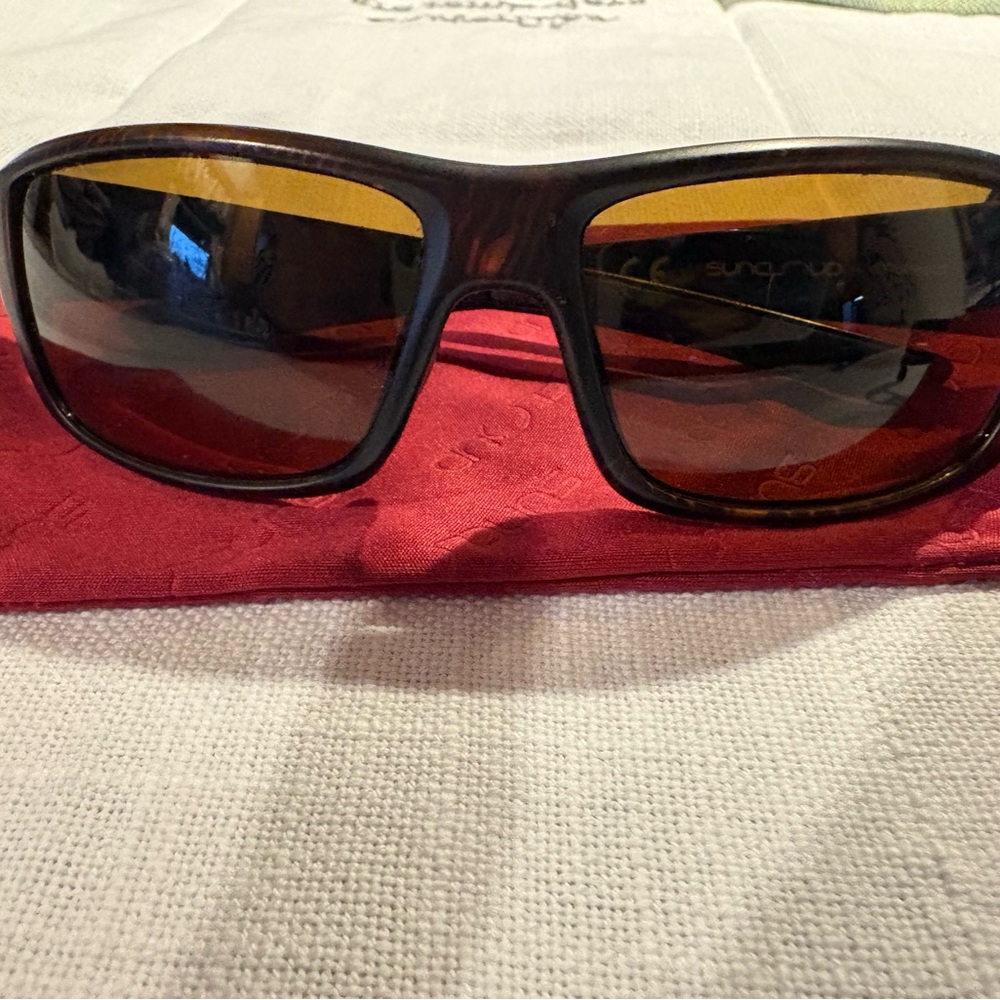 Suncloud Sunglasses with Tortoise Frame and Amber Polarized Lenses